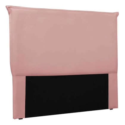 Cabeceira Estofada Nápoles SPZ 195cm King Size Veludo Rosa