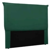 Cabeceira Estofada Nápoles SPZ 195cm King Size Veludo Verde
