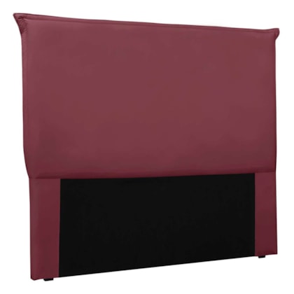Cabeceira Estofada Nápoles SPZ 195cm King Size Veludo Vinho