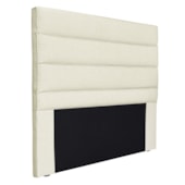 Cabeceira Estofada Nubia 160cm Queen Size Linho Natural