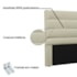 Cabeceira Estofada Nubia 90cm Solteiro Suede Bege