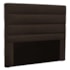 Cabeceira Estofada Nubia SPZ 140cm Casal Suede Marrom