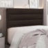 Cabeceira Estofada Nubia SPZ 140cm Casal Suede Marrom