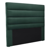 Cabeceira Estofada Nubia SPZ 140cm Casal Veludo Verde 