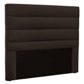 Cabeceira Estofada Nubia SPZ 160cm Queen Size Suede Marrom