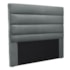 Cabeceira Estofada Nubia SPZ 160cm Queen Size Veludo Cinza
