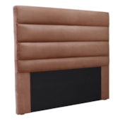 Cabeceira Estofada Nubia SPZ 160cm Queen Size Veludo Cobre