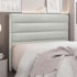 Cabeceira Estofada Nubia SPZ 160cm Queen Size Veludo Prata