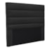 Cabeceira Estofada Nubia SPZ 160cm Queen Size Veludo Preto