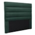 Cabeceira Estofada Nubia SPZ 160cm Queen Size Veludo Verde