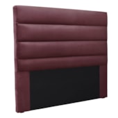Cabeceira Estofada Nubia SPZ 160cm Queen Size Veludo Vinho