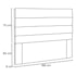 Cabeceira Estofada Nubia SPZ 195cm King Size Linho Areia