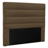 Cabeceira Estofada Nubia SPZ 90cm Solteiro Suede Caramelo