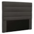 Cabeceira Estofada Nubia SPZ 90cm Solteiro Suede Cinza