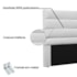 Cabeceira Estofada Nubia SPZ 90cm Solteiro Suede Cinza