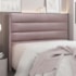 Cabeceira Estofada Nubia SPZ 90cm Solteiro Suede Lilás