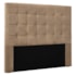Cabeceira Estofada Polônia SPZ 140cm Casal Suede Bege