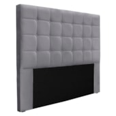 Cabeceira Estofada Polônia SPZ 160cm Queen Size Linho Cinza