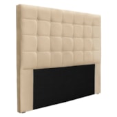 Cabeceira Estofada Polônia SPZ 160cm Queen Size Linho Dourado