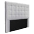 Cabeceira Estofada Polônia SPZ 160cm Queen Size Linho Grigio