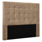 Cabeceira Estofada Polônia SPZ 160cm Queen Size Suede Bege