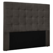 Cabeceira Estofada Polônia SPZ 160cm Queen Size Suede Cinza