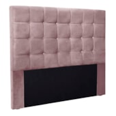 Cabeceira Estofada Polônia SPZ 160cm Queen Size Veludo Lilás