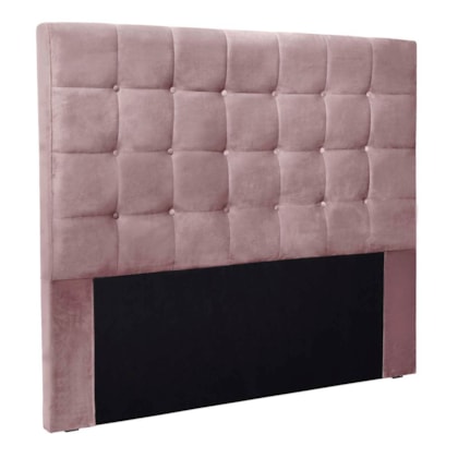 Cabeceira Estofada Polônia SPZ 160cm Queen Size Veludo Lilás