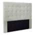 Cabeceira Estofada Polônia SPZ 160cm Queen Size Veludo Prata