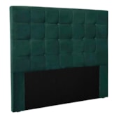 Cabeceira Estofada Polônia SPZ 160cm Queen Size Veludo Verde