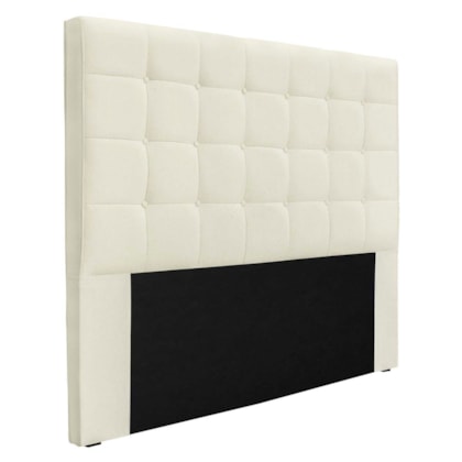Cabeceira Estofada Polônia SPZ 195cm King Size Linho Natural