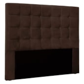 Cabeceira Estofada Polônia SPZ 195cm King Size Suede Marrom