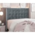Cabeceira Estofada Polônia SPZ 195cm King Size Veludo Cinza