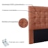 Cabeceira Estofada Polônia SPZ 195cm King Size Veludo Cobre
