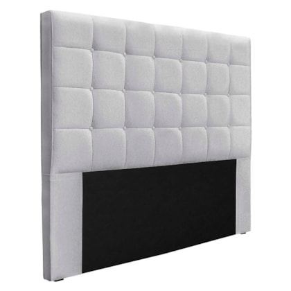 Cabeceira Estofada Polônia SPZ 90cm Solteiro Linho Grigio