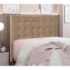 Cabeceira Estofada Polônia SPZ 90cm Solteiro Suede Bege