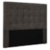 Cabeceira Estofada Polônia SPZ 90cm Solteiro Suede Cinza