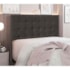 Cabeceira Estofada Polônia SPZ 90cm Solteiro Suede Cinza