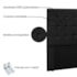 Cabeceira Estofada Polônia SPZ 90cm Solteiro Suede Cinza