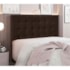 Cabeceira Estofada Polônia SPZ 90cm Solteiro Suede Marrom