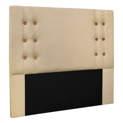 Cabeceira Estofada Santorini 195cm King Size Linho