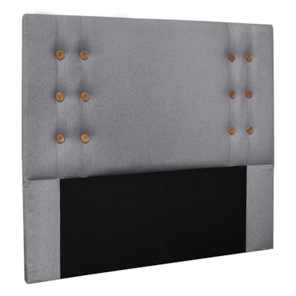 Cabeceira Estofada Santorini 195cm King Size Linho