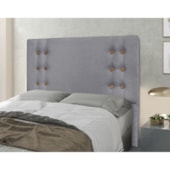 Cabeceira Estofada Santorini 195cm King Size Linho