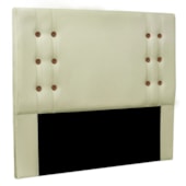 Cabeceira Estofada Santorini SPZ 140cm Casal Linho Natural