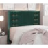 Cabeceira Estofada Santorini SPZ 140cm Casal Veludo Verde