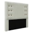 Cabeceira Estofada Santorini SPZ 160cm Queen Size Veludo Prata