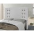 Cabeceira Estofada Santorini SPZ 195cm King Size Linho Grigio