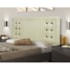 Cabeceira Estofada Santorini SPZ 195cm King Size Linho Natural