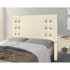 Cabeceira Estofada Santorini SPZ 195cm King Size Linho Pérola