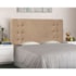 Cabeceira Estofada Santorini SPZ 90cm Solteiro Suede Bege